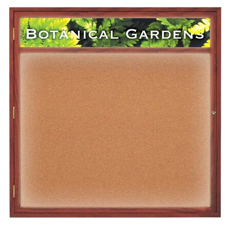 United Visual Products Open Faced Traditional Corkboard, 36x24" UV641A-SATIN-PUMICE